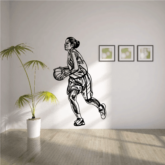 Image of Basketball Wall Decal - Vinyl Decal - Car Decal - CDS009