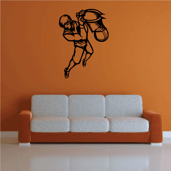 Image of Basketball Wall Decal - Vinyl Decal - Car Decal - CDS011