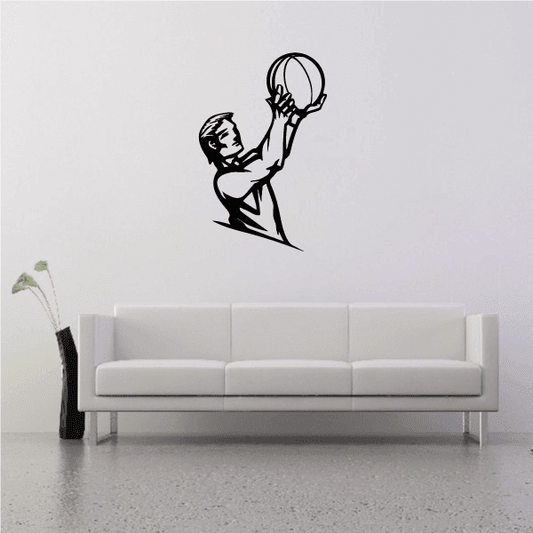 Image of Basketball Wall Decal - Vinyl Decal - Car Decal - CDS012