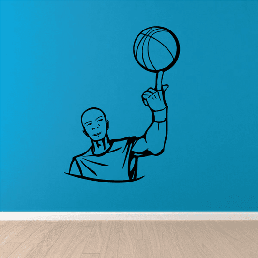 Image of Basketball Wall Decal - Vinyl Decal - Car Decal - CDS018