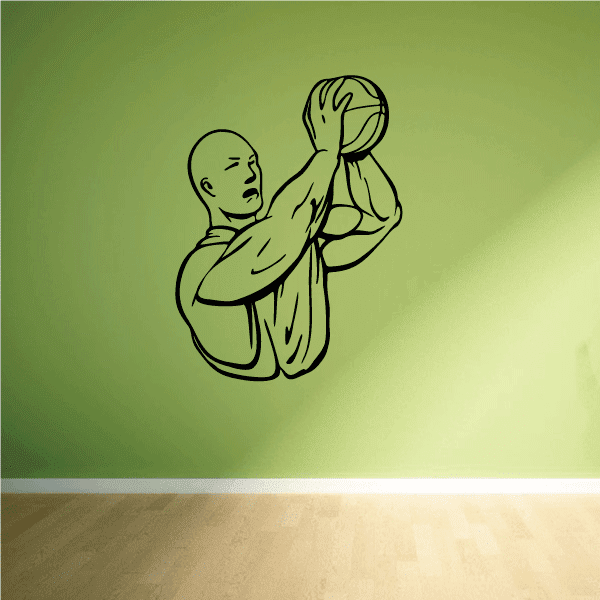 Image of Basketball Wall Decal - Vinyl Decal - Car Decal - CDS027