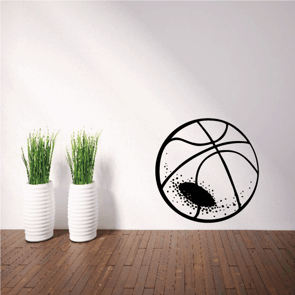 Image of Basketball Wall Decal - Vinyl Decal - Car Decal - CDS029