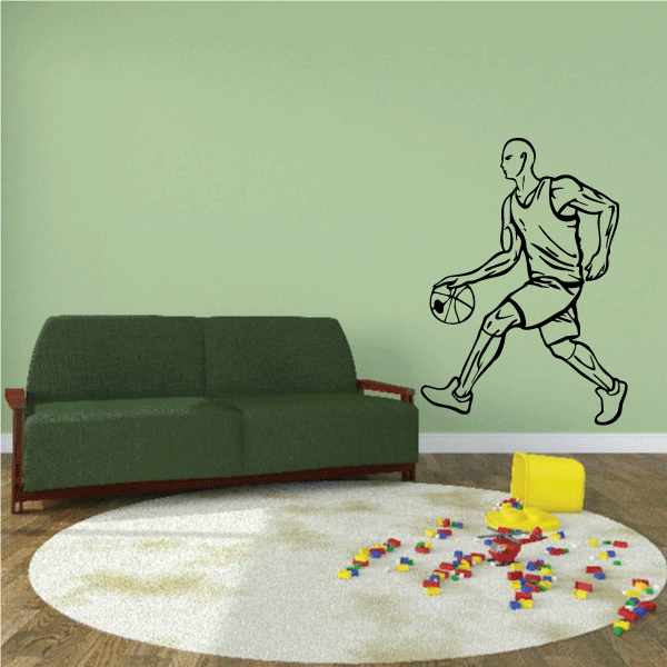 Image of Basketball Wall Decal - Vinyl Decal - Car Decal - CDS032