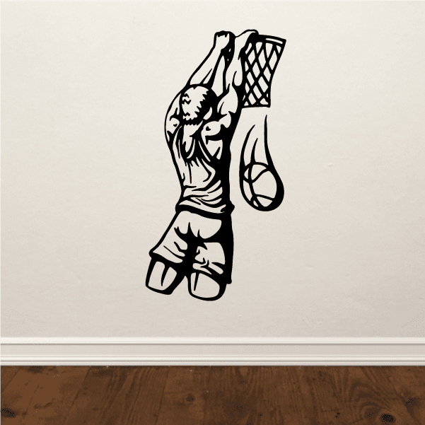 Image of Basketball Wall Decal - Vinyl Decal - Car Decal - CDS038