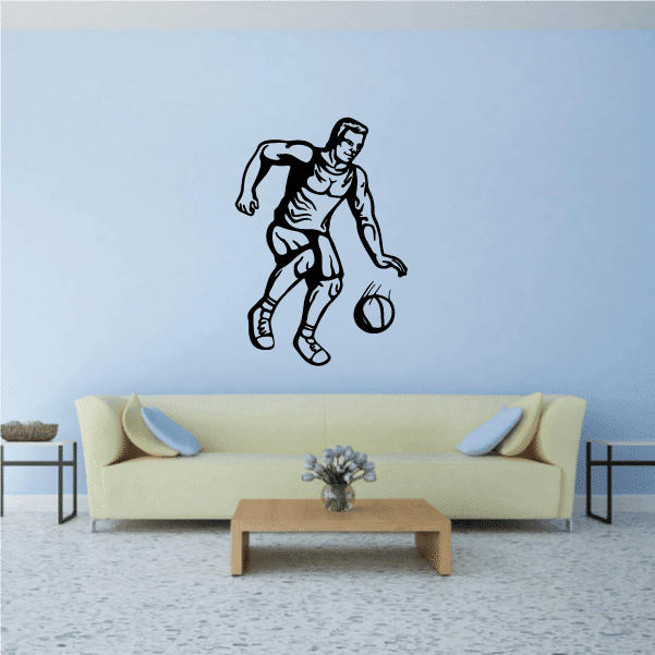 Image of Basketball Wall Decal - Vinyl Decal - Car Decal - CDS039