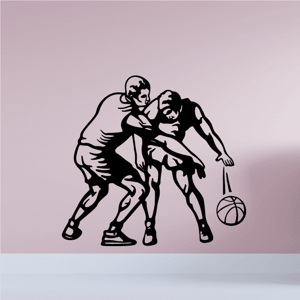 Image of Basketball Wall Decal - Vinyl Decal - Car Decal - CDS041