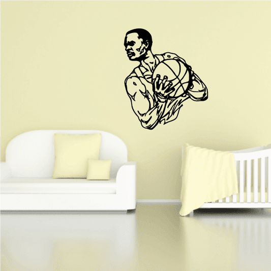 Image of Basketball Wall Decal - Vinyl Decal - Car Decal - CDS048