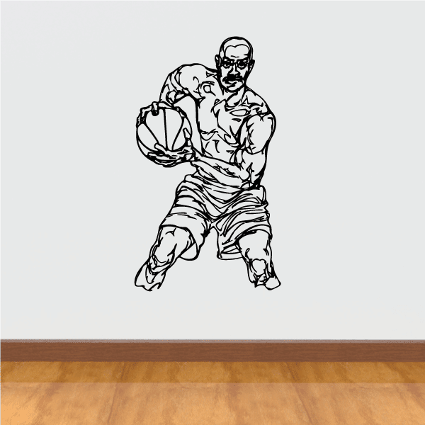 Image of Basketball Wall Decal - Vinyl Decal - Car Decal - CDS051