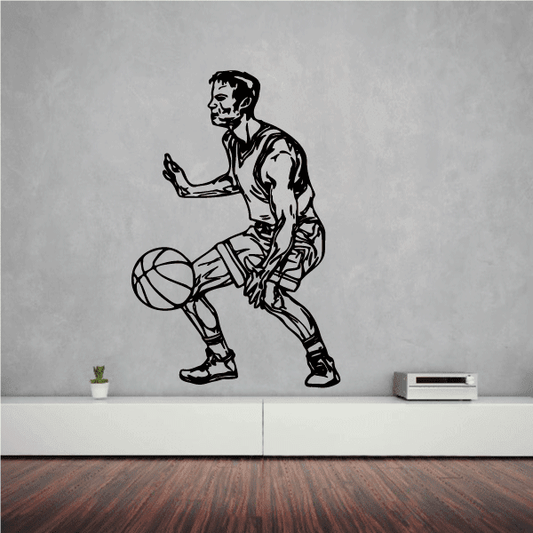 Image of Basketball Wall Decal - Vinyl Decal - Car Decal - CDS060