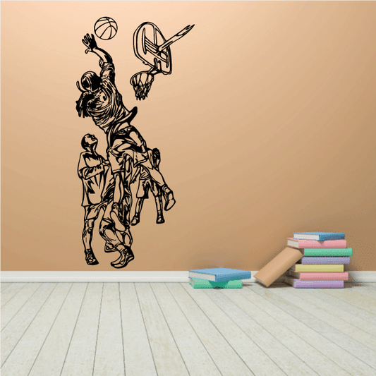 Image of Basketball Wall Decal - Vinyl Decal - Car Decal - CDS063