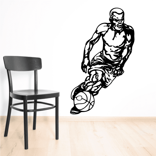 Image of Basketball Wall Decal - Vinyl Decal - Car Decal - CDS064