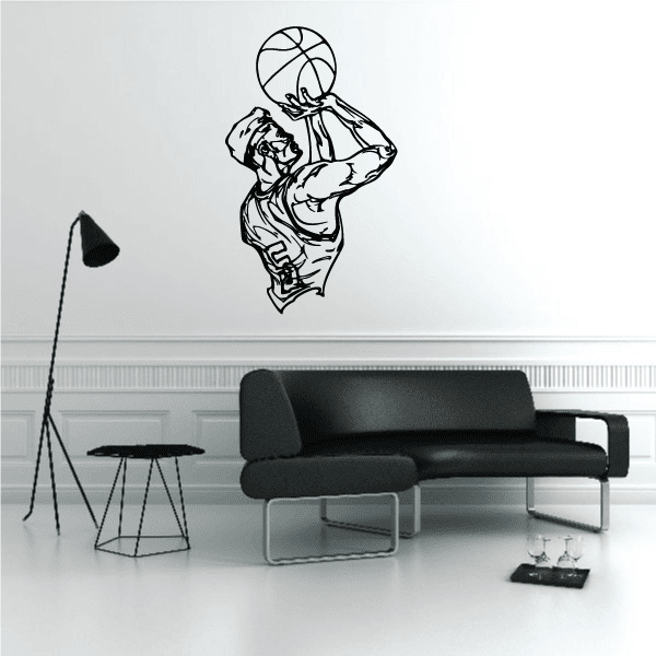 Image of Basketball Wall Decal - Vinyl Decal - Car Decal - CDS065