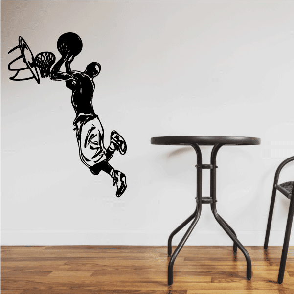 Image of Basketball Wall Decal - Vinyl Decal - Car Decal - CDS066