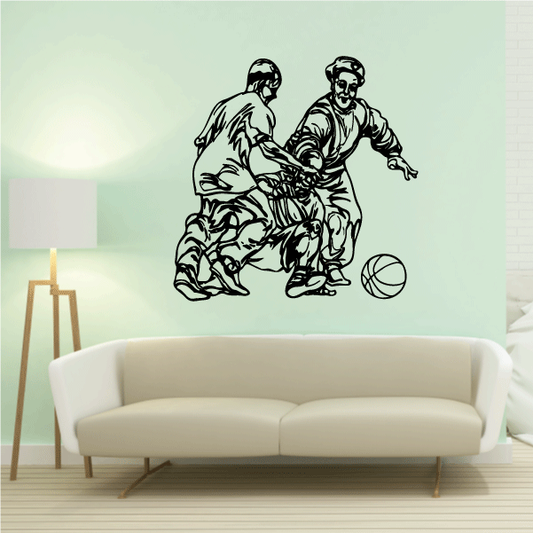 Image of Basketball Wall Decal - Vinyl Decal - Car Decal - CDS068