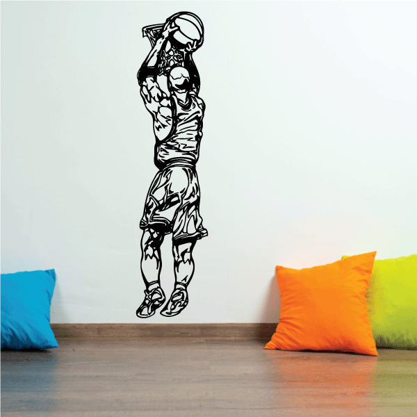 Image of Basketball Wall Decal - Vinyl Decal - Car Decal - CDS071