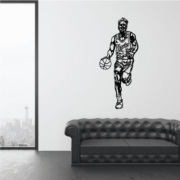 Image of Basketball Wall Decal - Vinyl Decal - Car Decal - CDS072