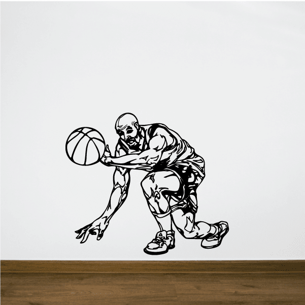 Image of Basketball Wall Decal - Vinyl Decal - Car Decal - CDS074