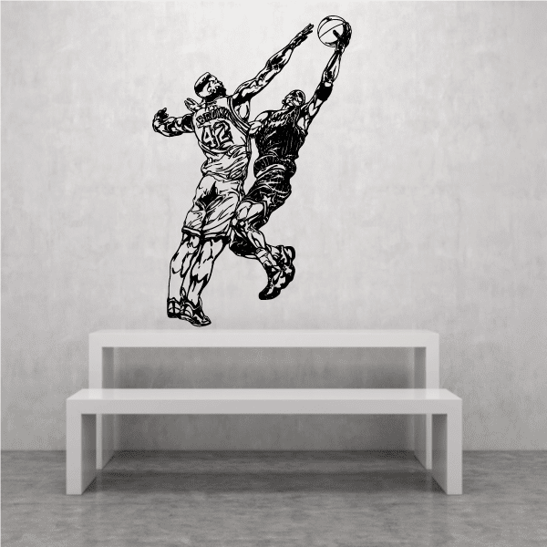 Image of Basketball Wall Decal - Vinyl Decal - Car Decal - CDS075