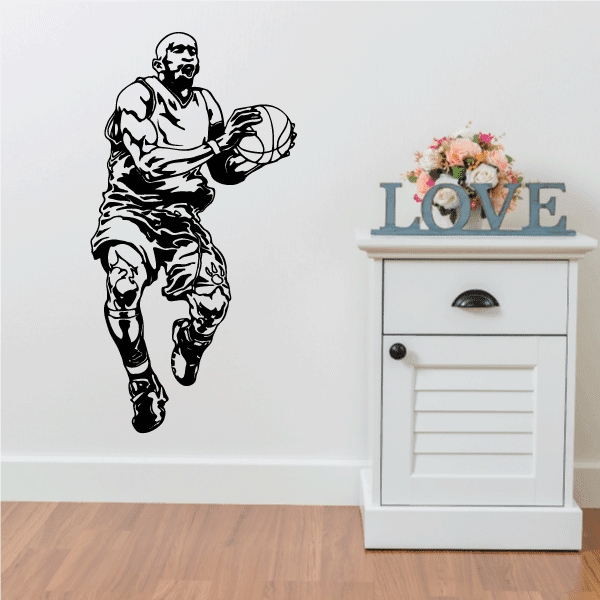 Image of Basketball Wall Decal - Vinyl Decal - Car Decal - CDS078