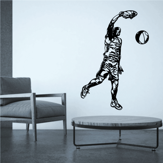 Image of Basketball Wall Decal - Vinyl Decal - Car Decal - CDS080