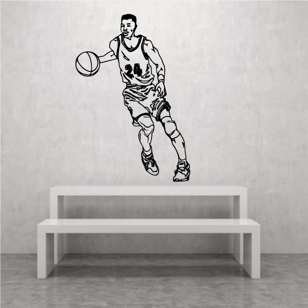 Image of Basketball Wall Decal - Vinyl Decal - Car Decal - CDS081