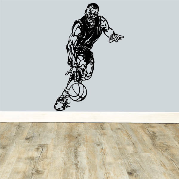 Image of Basketball Wall Decal - Vinyl Decal - Car Decal - CDS082