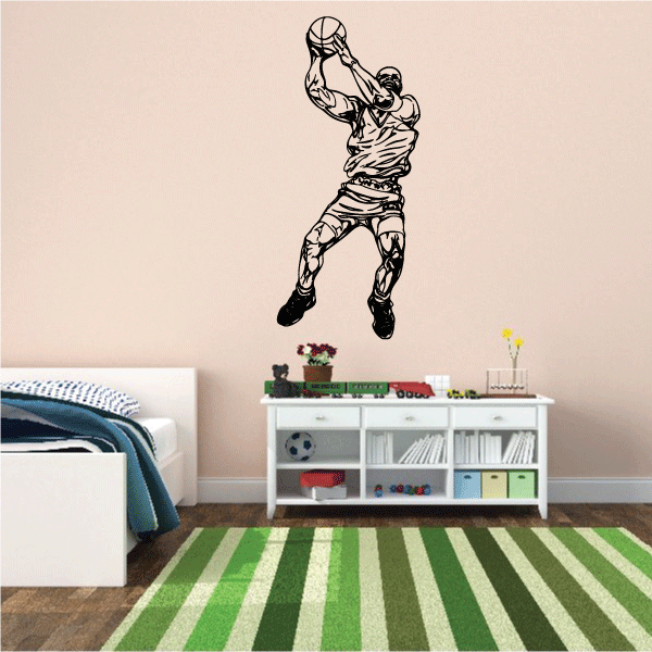 Image of Basketball Wall Decal - Vinyl Decal - Car Decal - CDS084