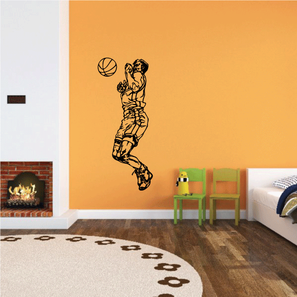 Image of Basketball Wall Decal - Vinyl Decal - Car Decal - CDS085