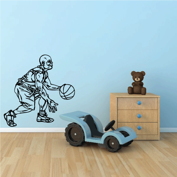 Image of Basketball Wall Decal - Vinyl Decal - Car Decal - CDS086