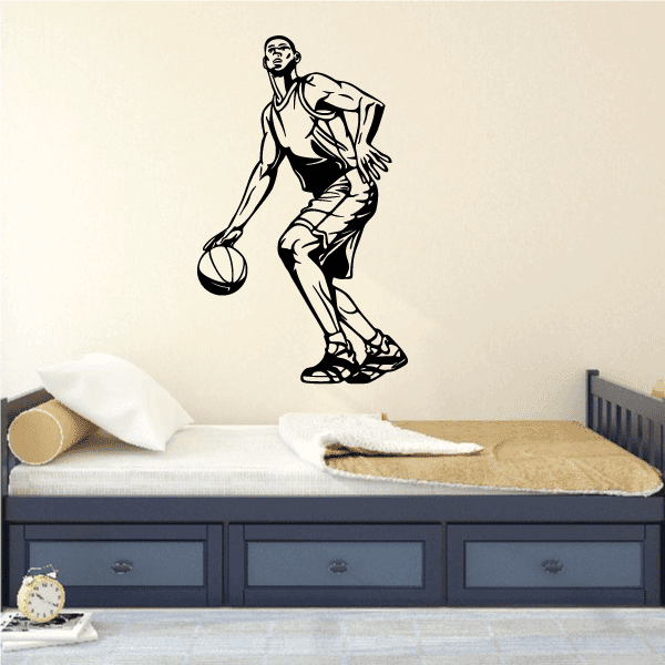 Image of Basketball Wall Decal - Vinyl Decal - Car Decal - CDS088