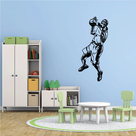 Image of Basketball Wall Decal - Vinyl Decal - Car Decal - CDS091