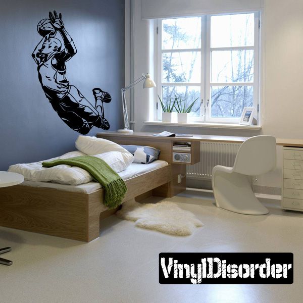 Image of Basketball Wall Decal - Vinyl Decal - Car Decal - CDS093