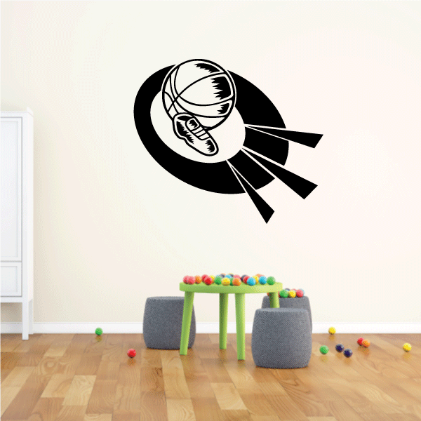 Image of Basketball Wall Decal - Vinyl Decal - Car Decal - CDS128