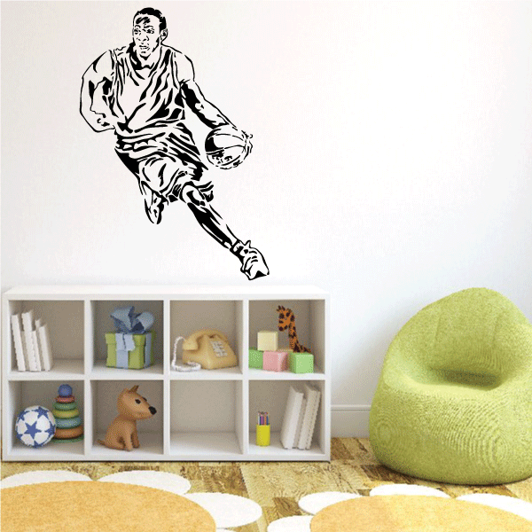 Image of Basketball Wall Decal - Vinyl Decal - Car Decal - CDS132