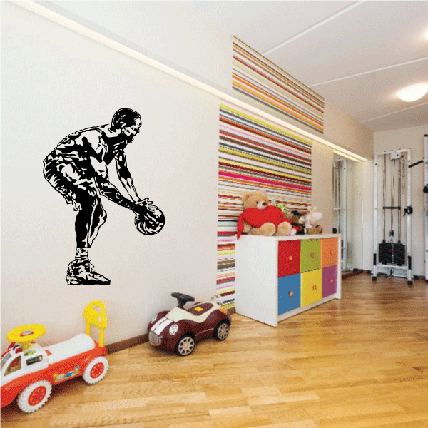 Image of Basketball Wall Decal - Vinyl Decal - Car Decal - CDS136