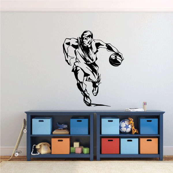 Image of Basketball Wall Decal - Vinyl Decal - Car Decal - CDS138