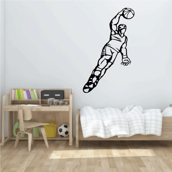 Image of Basketball Wall Decal - Vinyl Decal - Car Decal - CDS154