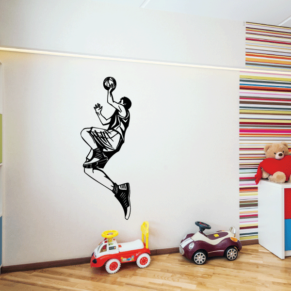 Image of Basketball Wall Decal - Vinyl Decal - Car Decal - CDS177