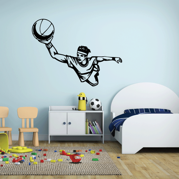 Image of Basketball Wall Decal - Vinyl Decal - Car Decal - CDS178