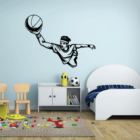 Image of Basketball Wall Decal - Vinyl Decal - Car Decal - CDS178