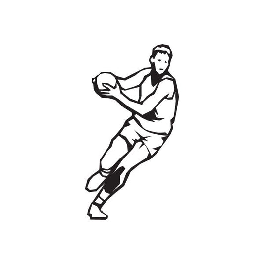 Image of Basketball Wall Decal - Vinyl Decal - Car Decal - DC 007