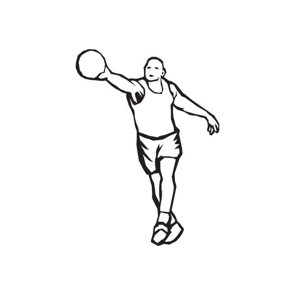 Image of Basketball Wall Decal - Vinyl Decal - Car Decal - DC 012