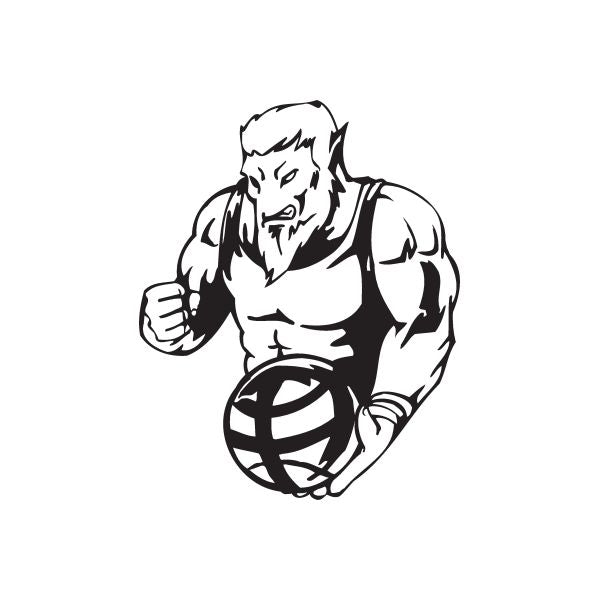 Image of Basketball Wall Decal - Vinyl Decal - Car Decal - DC 017