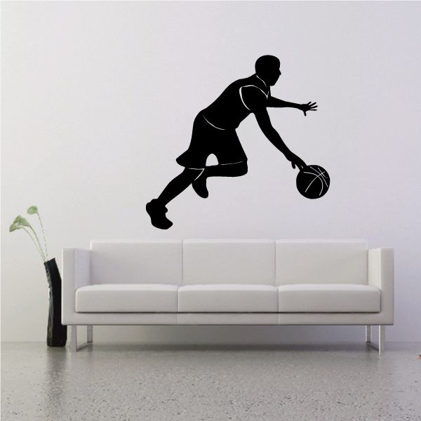 Image of Basketball Wall Decal - Vinyl Decal - Car Decal - MC003