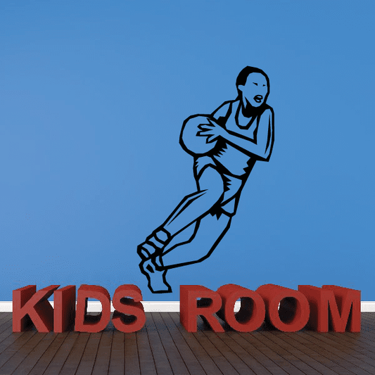 Image of Basketball Wall Decal - Vinyl Decal - Car Decal - SM001