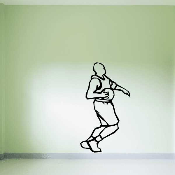 Image of Basketball Wall Decal - Vinyl Decal - Car Decal - SM004