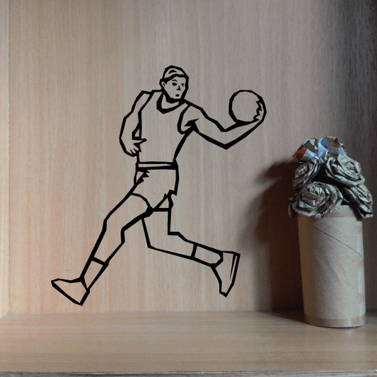 Image of Basketball Wall Decal - Vinyl Decal - Car Decal - SM005