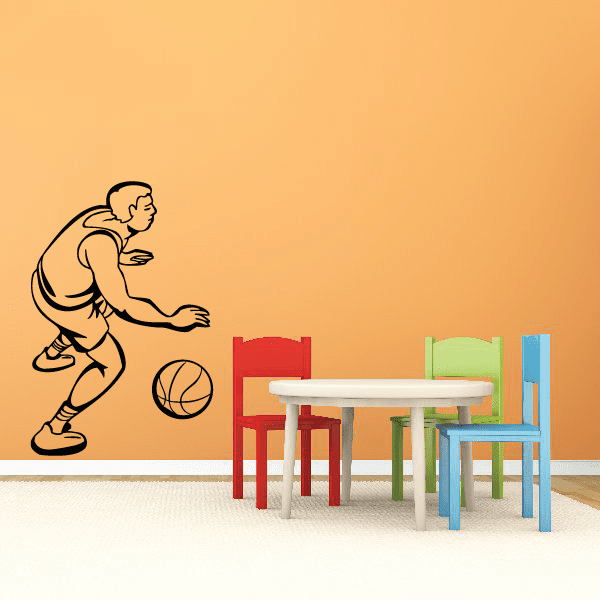 Image of Basketball Wall Decal - Vinyl Decal - Car Decal - SM010