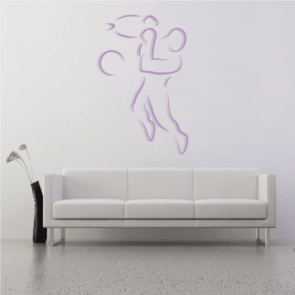 Image of Basketball Wall Decal - Vinyl Sticker - Car Sticker - Die Cut Sticker - CDScolor004