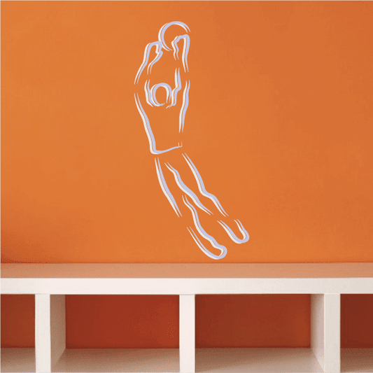 Image of Basketball Wall Decal - Vinyl Sticker - Car Sticker - Die Cut Sticker - CDScolor009